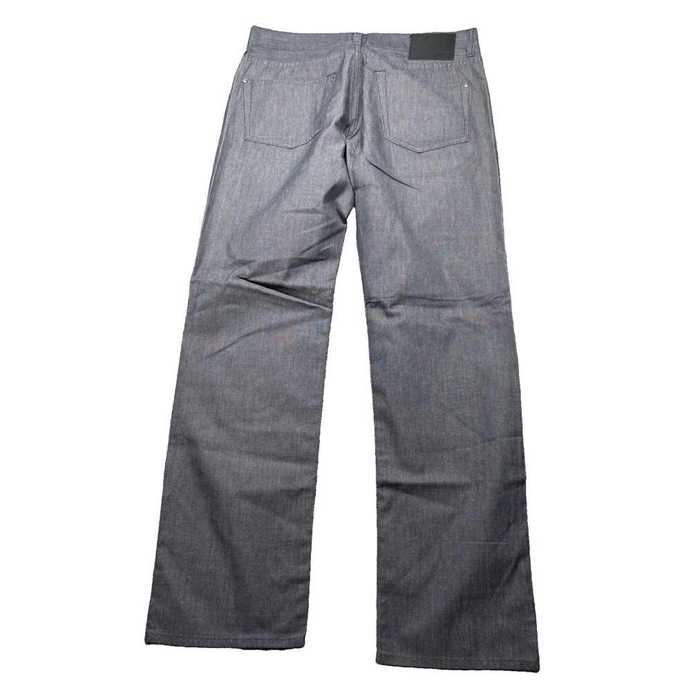 Hugo Boss Mens Pants 30x32 Blue Gray Regular Fit Dress Trousers